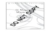 O Magnum Mysterium - Paraclete Press Sacred Music · 2020. 8. 30. · O Magnum Mysterium Craig Phillips SATB and organ Christmas PPMO2048M $2.90 paraclete press paraclete press P.O.