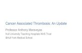 Cancer Associated Thrombosis: An Update BATH...Cancer Associated Thrombosis: An Update Disclosures • Honoraria: Bristol-Myers Squibb (BMS), Bayer, Daiichi Sankyo • Advisory Boards: