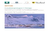 Landskapstyper i Norge - UMB...Presentasjon av ny metodikk for kartlegging av landskap Oppsummering av erfaringer med landskapskartlegging i Nordland 21. november 2013 kl. 10.00-15.30