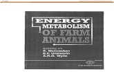 Energy Metabolism - COnnecting REpositories · 2013. 7. 12. · Energy Metabolism of Farm Animals Proceedings of the 14th Symposium on Metabolism Newcastle, Down, Northern Ireland
