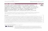 Design and rationale of a multi-center, pragmatic, open-label ......Design and rationale of a multi-center, pragmatic, open-label randomized trial of antimicrobial therapy – the