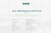 AS MERKO EHITUS · 2020. 6. 30. · Merko Ehitus Eesti group is the market leader of the Estonian construction sector with about 6% of the total volume of the Estonian construction