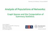 Analysis of Populations of Networks: Structure Spaces and ......Calissano, Vantini Thesis KTH-Polimi(2017) Durante, Daniele, and David B. Dunson. "Bayesian inference and testing of