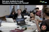 Get your students to read: Transform learning with Perusall · 2020. 11. 18. · Denise Domizi: “I feel like this trend is what puts us in these vicious cycles. Students won’t