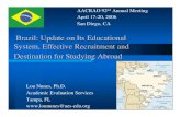 Brazil: Update on Its Educational System, Effective ...Brazil: Update on Its Educational System, Effective Recruitment and Destination for Studying Abroad Lou Nunes, Ph.D. Academic