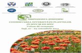Conservarea diversităţConservarea diversităţii plantelor in situ şi ex situ Volum realizat cu sprijinul Autorităţii Naţionale pentru Cercetare Ştiinţifică Contract nr. 158M/09.09.2011