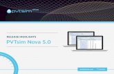 RELEASE HIGHLIGHTS PVTsim Nova 5PVTsim Nova 5 allows water analyses to be stored in a database and selected in the Scale module. From the Fluid Explorer it is possible to convert a