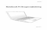 Notebook PC Brugervejledningdlcdnet.asus.com/pub/ASUS/nb/K93SV/DA6403_eManual_K93SV...Notebook PC Brugervejledning Om denne brugervejledning Du læser brugervejledningen til en bærbar