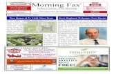 Morning Fax - WYXIber is 744-7585. Monday, January 25, 2021 Morning Fax®...Today’s News This Morning Page Athens, Tennessee Ziegler Funeral Home Helping families through difficult