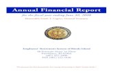 Annual Financial Report · 2012. 12. 13. · Annual Financial Report Employees’ Retirement System of Rhode Island 40 Fountain Street 1st Floor Providence, RI 02903 (401) 457-3900