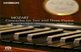 MOZART Concertos for Two and Three Pianos...MOZART, Wolfgang Amadeus (1756–91)Concerto in E flat major for two pianos 23'14 KV365 (316a) (1779) I. Allegro 9'48II. Andante 6'29 III.