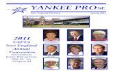 YANKEE PROSE New England Division Spring 2011...YANKEE PROSE New England Division Spring 2011 2011 USPTA New England Annual Convention International Tennis Hall of Fame May 20 - 22,