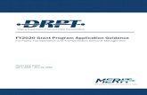 FY2020 Grant Program Application Guidance 2020...The Virginia Department of Rail and Public Transportation (DRPT) has prepared the Grant Program Application Guidance document to provide