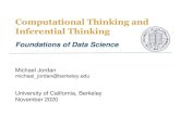 Computational Thinking and Inferential Thinking Session 4_Michael I... · 2020. 11. 11.  · Computational Structures in Data Science Probability and Mathematical Statistics for Data