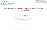 Simulations of rolled-up optical microcavities using COMSOLŽ... · 2017. 1. 5. · Simulations of rolled-up optical microcavities using COMSOL Shilong Li (李世龙) National Laboratory