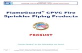 FlameGuard CPVC Fire Sprinkler Piping Products - 25 - PVC- Flameguard.pdfFlameGuard® Product FlameGuard® Overview Made in the U.S.A. Suitable for Oil-Free air handling to 25 psi,