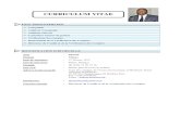 CURRICULUM VITAE - UEMOA...Cours des Comptes des Etats membres Dakar, Sénégal 2007 Séminaire ISACI sur « la Méthodologie et les pratiques d’Audit Interne » - Institut Sénégalais