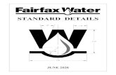 STANDARD DETAILS Details.pdf · 1 Revised 7/17 FAIRFAX WATER - STANDARD DETAILS Table of Contents Drawing No. Title 1 1” Service Connection with 5/8” or 3/4” Meter 1A 1” Service