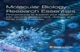 Molecular Biology Research Essentials - Fisher Sci...4 Research Essentials eu.fishersci.comresearchessentials Sample Preparation Cat. No Alt. No Description Pack qty 15337317 5400110