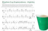 Rhythm Cup Explorations - Eighths - Weeblystemacademymiddleschool.weebly.com/uploads/2/1/0/7/...Rhythm Cup Explorations - Eighths Level 1 Play the following rhythms with a plastic