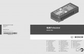 GLM Professional - outilonline.com · 2017. 6. 19. · Robert Bosch Power Tools GmbH 70538 Stuttgart GERMANY 1 609 92A 1YP (2016.06) I / 321 GLM Professional 80 | 80+R60 de Originalbetriebsanleitung