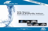 NS SerieS Ball & Butterfly Valves NS Series ball valves are available with threaded, socket weld, butt