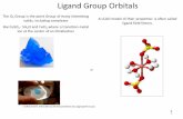 Ligand Group Orbitalspeople.roma2.infn.it/cini/ts2014/ts2014-5.pdf · 2014. 3. 20. · 1 1 The O h Group is the point Group of many interesting solids, including complexes like CuSO