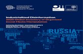 Industrialized Disinformation · Belarus targeting high-profile activists with disinformation and smear campaigns (Freedom House, 2019) or private firms using computational propaganda