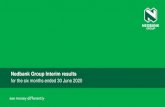 Nedbank Group Interim results...through branch & Boxer stores Enabling contactless payments First for Africa, contactless payment capability Allows merchants to use their smartphones