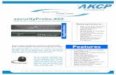 securityProbe-X60 - Didactum · 2017. 11. 2. · our built-in web based analysis system. All of the pictures are time stamped. The securityProbe-X60's system log can be integrated