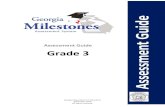 Assessment Guide Grade 3 - Henry County Schools · 2015. 3. 17. · Assessment Guide The Georgia Milestones Grade 3 EOG Assessment Guide is provided to acquaint Georgia educators