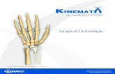 Surgical Technique - Extremity Medical€¦ · • Scapholunate Advanced Collapse (SLAC) • Rheumatoid arthritis Contraindications • Recent or current infection or osteomyelitis