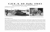 GELA 10 July 1943 · 2011. 11. 15. · - Armes Militaria Magazine Hors-serie n° 33 – “L’ete 1943 debarquement en Sicilie (1)“ - Giovanni Iacono – “ Gela, le operazioni