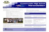 Cootamundra High School Newsle€¦ · Cootamundra High School Term 4, Week 8 Page 2 (Personal Protec on Equipment). All training is un‐ dertaken wearing the full uniform. The students