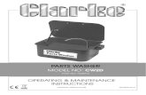 CW2D Parts Washer Parts...2 Parts & Service: 020 8988 7400 / E-mail: Parts@clarkeinternational.com or Service@clarkeinternational.com INTRODUCTION Thank you for selecting this CLARKE