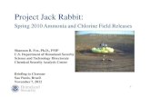 Project Jack Rabbit - Sonmi- ... Project Jack Rabbit: Spring 2010 Ammonia and Chlorine Field Releases Shannon B. Fox, Ph.D., PMP U.S. Department of Homeland Security Science and Technology