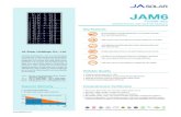 JAM6 72 290-325 - Zonnepanelenkennis.nl...JAM6 Reliable Quality Speci˜cations subject to technical changes and tests. JA Solar reserves the right of ˜nal interpretation. JA Solar