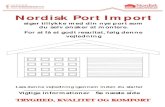 Nordisk Port Import · Nordisk Port Import siger tillykke med din nye port som du selv ønsker at montere. For at få et godt resultat, følg denne vejledning Læs denne vejledning
