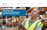 Warehouse and Production Management - Global SAP ......and costing SAP Business One provides comprehensive support for inventory tracking and valuation. It supports multiple unit types,