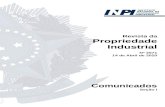 Revista da Propriedade Industrialrevistas.inpi.gov.br/pdf/Comunicados2571.pdf · 2020. 4. 14. · Revista da Propriedade Industrial Nº 2571 14 de Abril de 2020 Comunicados Seção