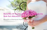 How Banquets Halls For The Wedding Events Provides The Best Service?
