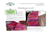 DVashti Slip Slope Scarf FREE - Pretty Ideas · 2016. 1. 10. · Slip Slope Scarf Pattern #4-N101911SV Click here to see a helpful image bank for this design. This 100% slip stitch