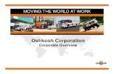 Oshkosh Corporation sburns/EE1001Fall2014/CodyClifton... · PDF file 2018. 8. 22. · Oshkosh Engineering • Oshkosh is a very engineering centric corporation – Engineers have
