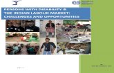 PERSONS WITH DISABILITY & THE INDIAN LABOUR MARKET ... · BEL Bharat Electronics Limited BPA Blind People's Association BPCL Bharat Petroleum Corporation Limited CII Confederation