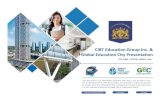 CIBT Education Group Inc. Global Education City Presentation...2021/01/19  · F2023 ‐ P Million Total Revenue Financial DataCIBT Education Group Inc. 29 F2022: Construction for