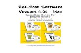 RealBook Software Version 4.01 - Mac - JazzMember.com · 2009. 6. 29. · e RealBook V e “Import Ne tall the medi r to those for dio updates t examples, re dow setting t u command.