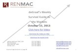 deGraaf’s Weekly - New Renmac Website Test · 2018. 11. 19. · deGraaf’s Weekly Survival Guide to the Markets Important legal disclaimer on page 49 October 15, 2013 1 Click here