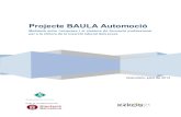 Projecte BAULA Automoció - Granollers...Projecte BAULA Automoció Informe final 3 EL PROJECTE A.1 Generació de la proposta • El Projecte Baula sorgeix de les reunions de la Comissió