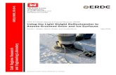 ERDC/CRREL TR-19-5 'Using the light weight deflectometer to … · 2019. 5. 23. · Jason Olivier of CRREL and Dr. Russ Alger of the Michigan Technical Uni-versity. Ms. Amelia Menke