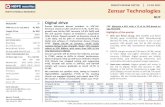 RESULTS REVIEW 1QFY18 1JUL 2017 Zensar Technologiesstatic-news.moneycontrol.com/static-mcnews/2017/07/... · 2017. 7. 25. · We maintain our positive view, owing to Zenzar’s Digital/SMAC